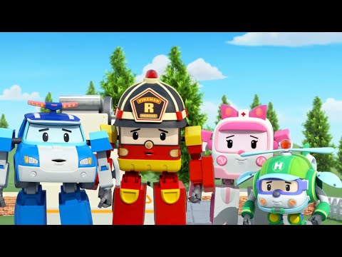 Видео: 🚔 Мультик РОБОКАР ПОЛИ 🚑 Новые приключения друзей (сборник) 🚒