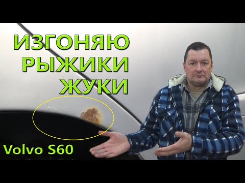 Видео: Удаление жучков, рыжиков на арке колеса. Volvo S60.