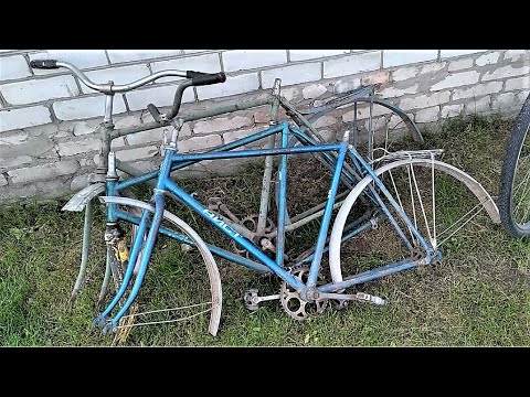 Видео: Из старой рамы НОВЫЙ ВЕЛОСИПЕД | Вторая жизнь советскому велосипеду  ⚫ ДЕЛАЙ САМ