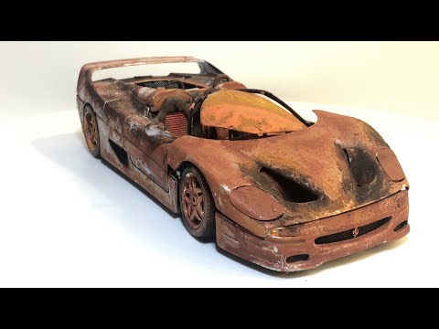 Видео: Restoration Ferrari F50 (1995)/ Реставрация Ferrari F50 (1995)