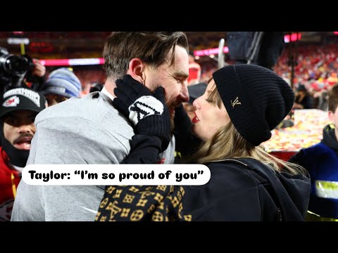 Видео: Момент Тейлор Свифт с Трэвисом Келси на чемпионате AFC