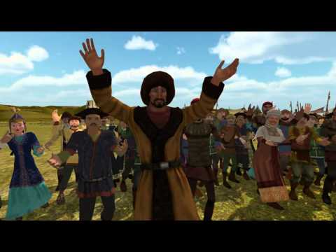 Видео: Кобланды-батыр - Серия №1 - на казахском языке.