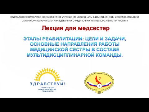 Видео: 23с. Осипенко. ЭТАПЫ РЕАБИЛИТАЦИИ: ЦЕЛИ И ЗАДАЧИ.