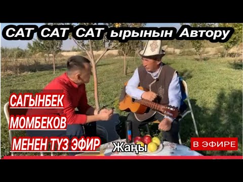 Видео: САТ САТ САТ, Чыгармасынын автору, Сагынбек Момбеков менен түз эфир