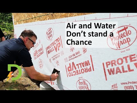Видео: Protecto Wrap помогает герметизировать и сохранить контейнер DIY Cabin сухим