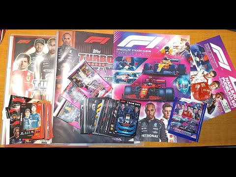 Видео: Topps Formula 1 Turbo Attax 2022 (ч.1.)  -  карточки Формула -1, коллекционирование, впечатления.