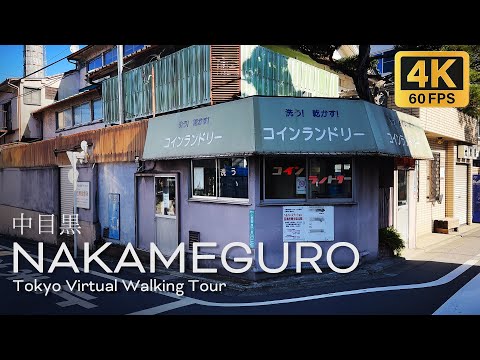 Видео: Прогулка вокруг Накамегуро и Дайканьяма, Токио, Япония, в формате 4K.