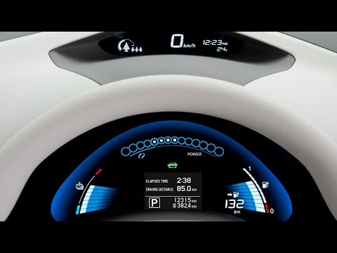 Видео: Nissan Leaf ZE0 включённая печка во время зарядки. Эксперимент №1