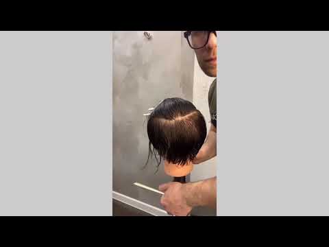 Видео: Как подстричь короткую стрижку с удлиннённой чёлкой. Часть2.