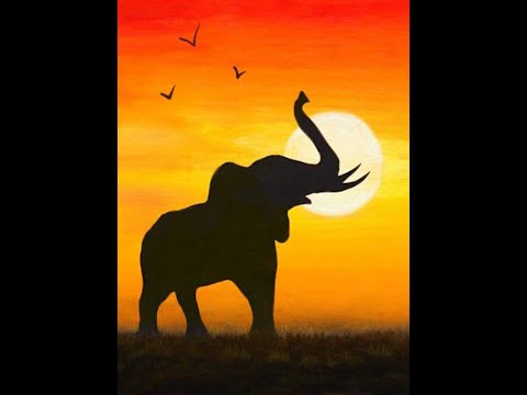 Видео: Как рисовать слона. Получите 50 уроков в описании ролика.