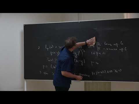 Видео: Шейпак И. А. - Функциональный анализ. Часть 1. Семинары - 1.Метрические и нормированные пространства