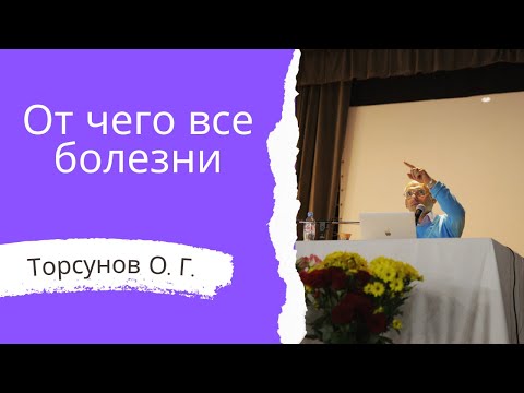 Видео: От чего все болезни. Торсунов лекции