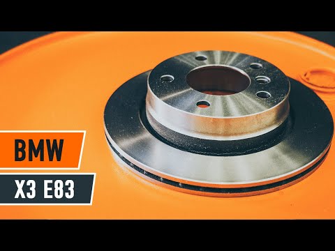 Видео: Как да сменим предни спирачни дискове и предни спирачни накладки на BMW X3 E83 [ИНСТРУКЦИЯ]