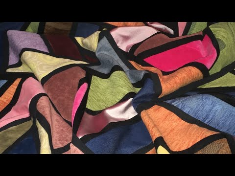 Видео: Сшиваю разбитые витражи! DIY Лоскутный блок из мебельной ткани