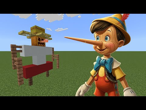 Видео: Аддон «Пиноккио» в Minecraft PE Bedrock Compilation