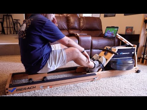Видео: Лучший водный гребной тренажер: MERACH 950 против WaterRower