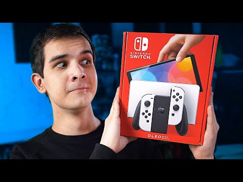 Видео: Nintendo Switch OLED - Распаковка и Сравнение