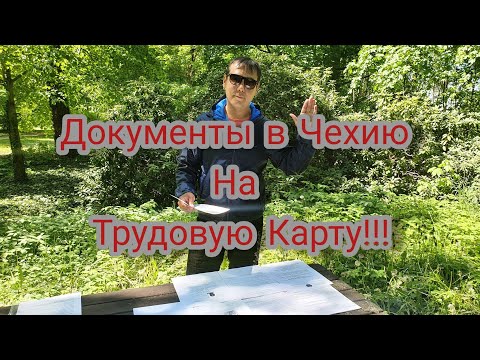 Видео: ЧЕХИЯ!ДОКУМЕНТЫ НА ТРУДОВУЮ КАРТУ!!!