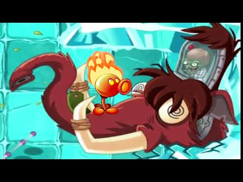 Видео: Plants vs Zombies 2 Frostbite Caves Boss / Растения против Зомби 2 Обмороженные Пещеры Босс
