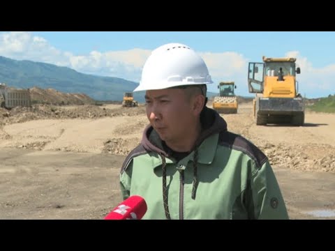 Видео: ВПП будущего аэропорта строят в Катон-Карагае