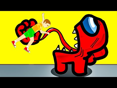 Видео: СТРАШНЫЙ ИМПОСТЕР ПРОГЛОТИЛ МЕЛКИХ! ПРОШЕЛ САМЫЙ ОПАСНЫЙ УРОВЕНЬ В HAPPY WHEELS