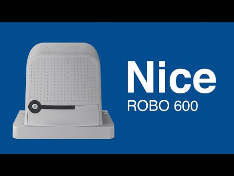 Видео: Nice ROBO. Подключение, настройка и программирование привода для откатных ворот Nice ROBO600