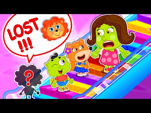 Видео: Маша и Леопольд. Потерялся на эскалаторе - Серии для всей семьи - Lion Family на русском - Мультик