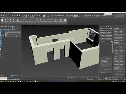 Видео: Создание коробки интерьера (Стены, Окна, двери)
