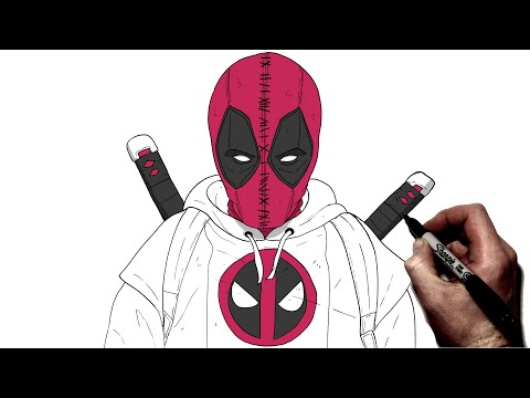 Видео: Как нарисовать Кидпула | Шаг за шагом | Дэдпул и Росомаха