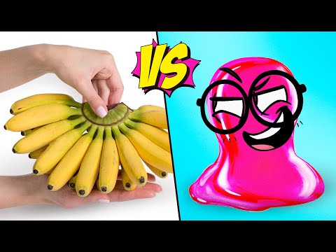 Видео: Бананы против Ловкого Слайма Сэма