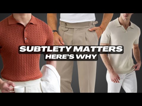 Видео: Сдержанная элегантность в мужской одежде | На что обратить внимание
