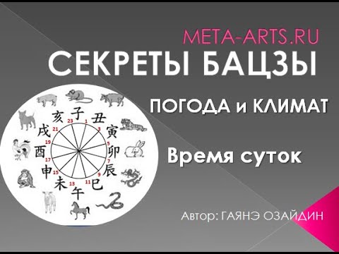 Видео: Хотите легко читать карты бацзы? Тогда нужно понять климат карты и связь зодиака и времени суток
