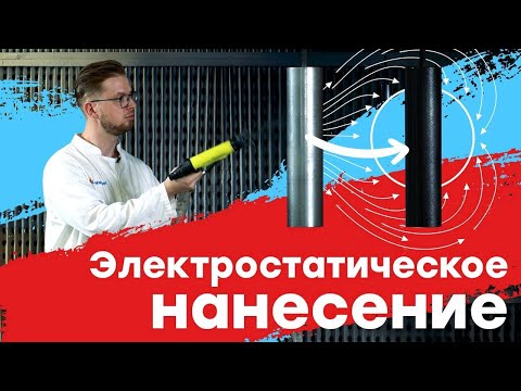 Видео: Методы нанесения ЛКМ. Электростатическое нанесение. Methods of application of the liquid paint.
