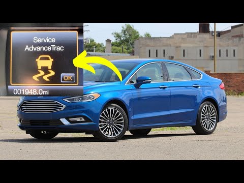 Видео: Предупреждение «Service AdvanceTrac» в Ford Fusion