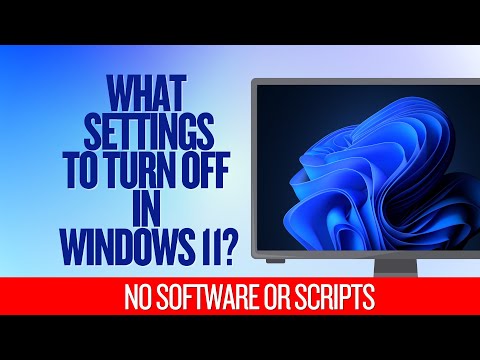 Видео: Какие параметры отключить в Windows 11