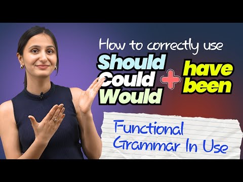 Видео: Как использовать SHOULD HAVE BEEN, COULD HAVE BEEN, WOULD HAVE BEEN — Функциональное использовани...