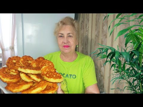Видео: Пышные и быстрые оладьи с творогом. Очень вкусный завтрак.