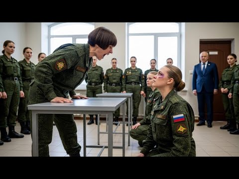 Видео: Прапорщик пнула дочь простого мужика, а он оказался Начальником Генштаба в ярости.