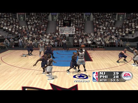 Видео: NBA Live 2004 — игровой процесс на GameCube (4K60 кадров в секунду)