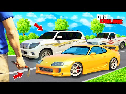 Видео: ЧЕЛЛЕНДЖ! ТЕК ТОЙОТА КӨЛІКТЕРДІ ҰРЛАП КЕТТІМ! ҰРЫЛАР ШАЙҚАСЫ! [GTA 5 ONLINE]