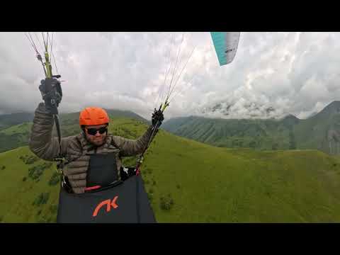 Видео: Paragliding pleasure. Дигория без монтажа.