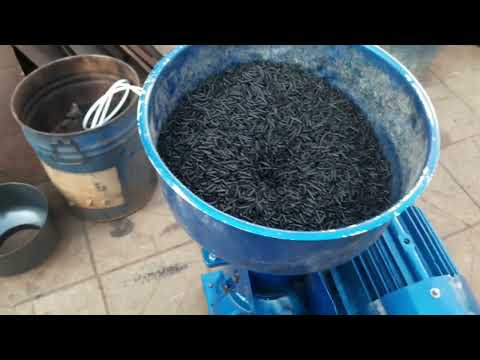 Видео: Гранулятор з матрицею 150 мм