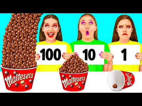 Видео: 100 Слоев Еды Челлендж | Фантастические Кухонные Рецепты от 4Fun Challenge