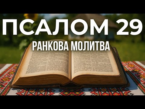 Видео: 9 ЖОВТНЯ ПСАЛОМ 29 - Дякуйте Богу за все!
