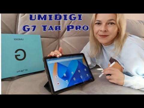 Видео: Планшет UMIDIGI G7 Tab Pro. Новинка. 8000mAh, 8Гб+8Гб/256Гб, MediaTek Helio G99, мультитач.