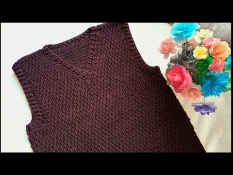 Видео: 1 ķисм.Эркаклар нимчасини крючокда тýқиш/ Kryuchokda erkaklar nimchasini to'qish/ Мужская безрукавка