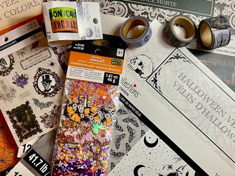 Видео: Хэллоуинские поделки из бумаги от Michaels