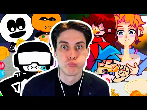 Видео: БОССЫ FNF КУШАЮТ ВСЁ ПОДРЯД ! - COMPLETE EDITION MUKBANG vs Friday Night Funkin' Animation - Реакция