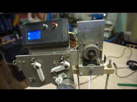 Видео: Линия экструзии прутка для 3D печати. Вытягивающее.