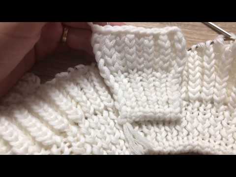 Видео: Свитер «Английской резинкой» Часть 3
